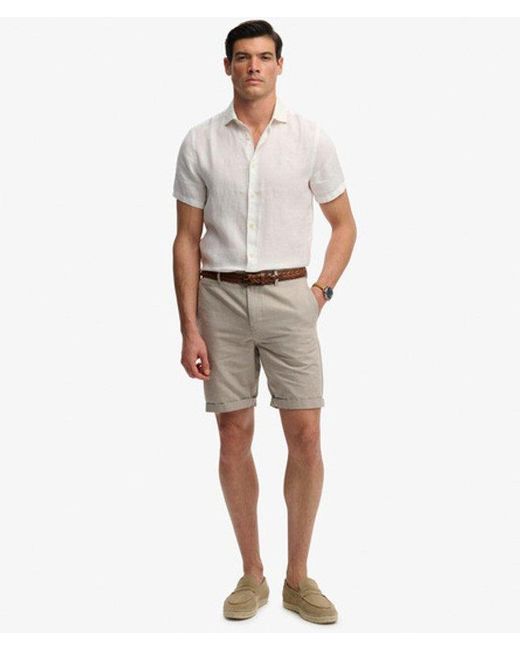 Superdry Natural & Co Premium Textured Chino Shorts for men