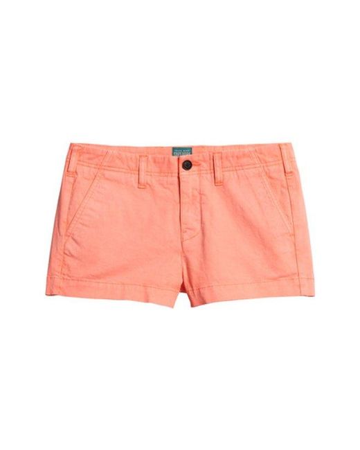 Superdry Pink & Co Chino Hot Shorts