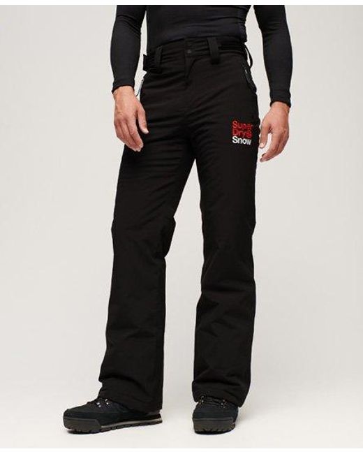 Pour des s sport pantalon de ski coupe slim Superdry pour homme en coloris Black