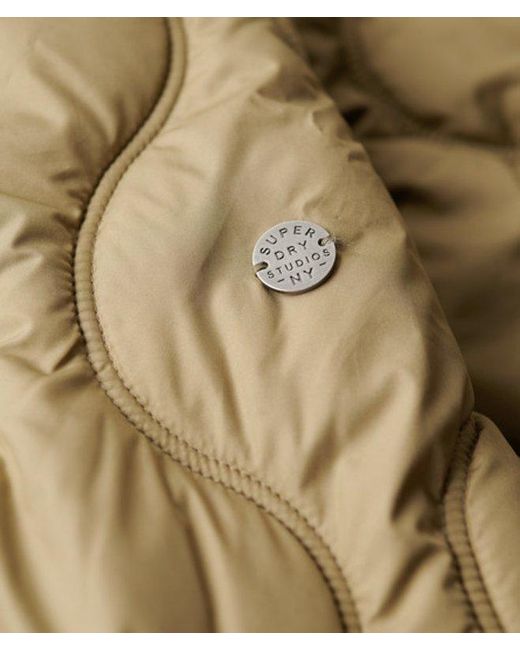 Superdry Green Studios Long Liner Coat