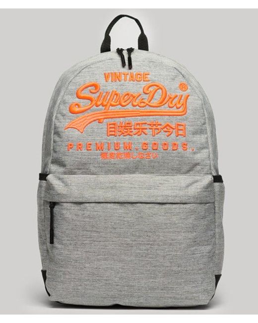 Superdry Gray & Co Ladies Embroidered Heritage Montana Backpack