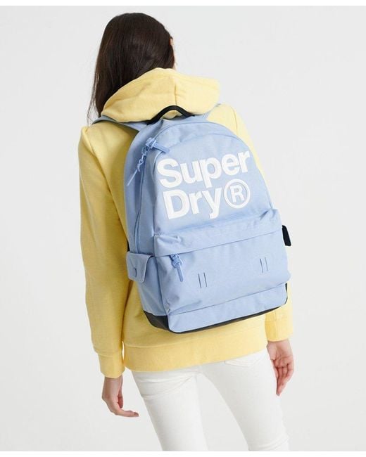 superdry yellow backpack