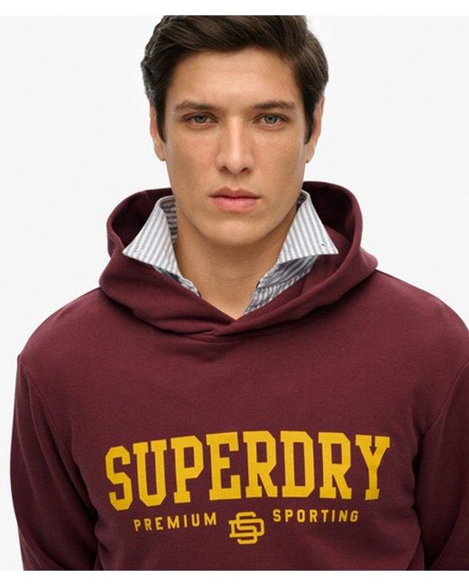 Superdry Red Core Sport Hoodie for men