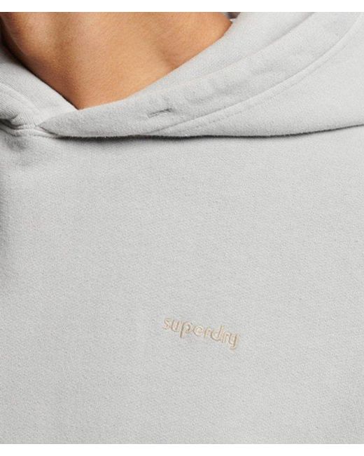 Superdry Gray & Co Vintage Washed Hoodie for men