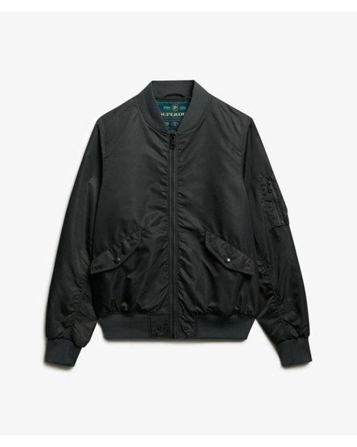 Superdry Gray Merchant Ma1 Bomber Jacket for men