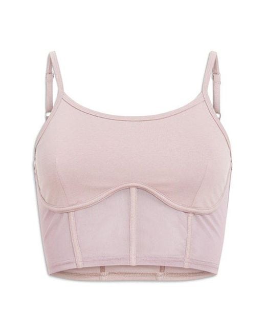 Superdry Purple & Co Ladies Sport Tech Corset Top