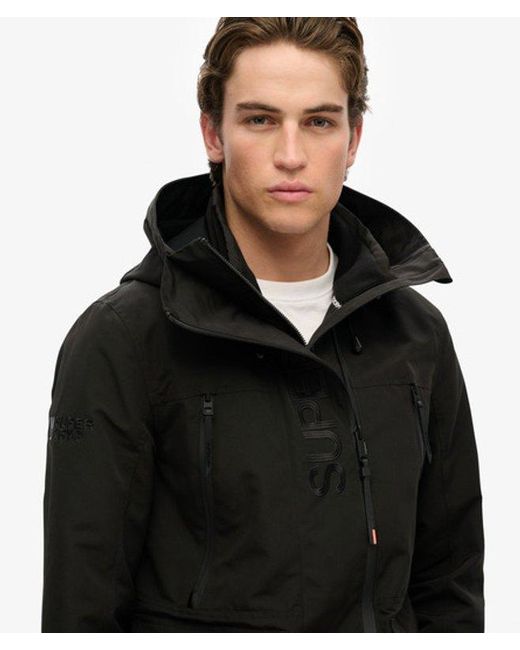 Superdry Blue & Co Hooded Ultimate Embroidered Windbreaker for men