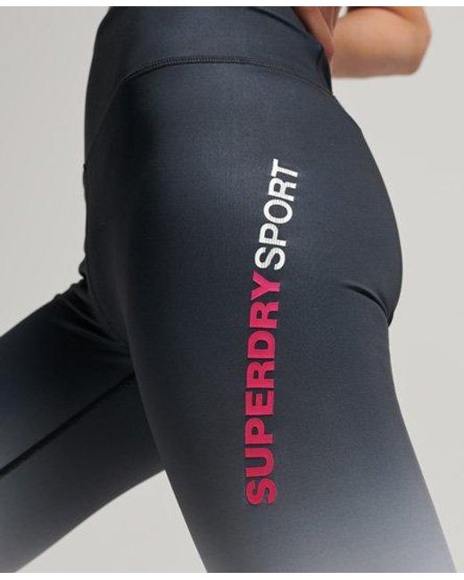 Superdry Blue Sport Training Essential leggings