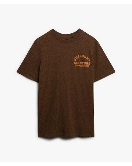 Superdry Brown & Co Copper Label Relaxed T-shirt for men