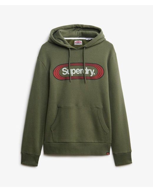 Superdry Green & Co Vintage Trade Tab Hoodie for men