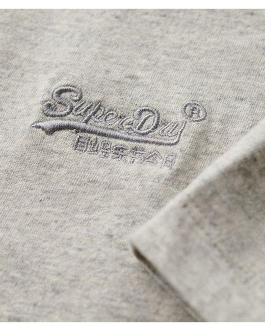 Superdry Gray & Co Essential Logo T-shirt for men
