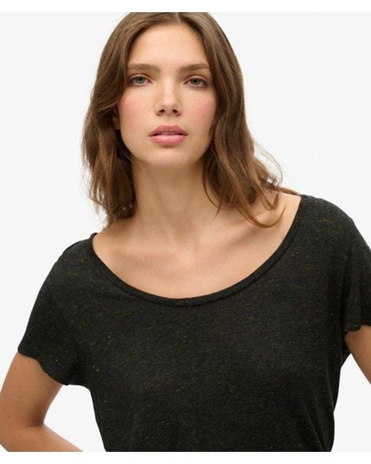 Superdry Black & Co Studios Scoop Neck T-shirt
