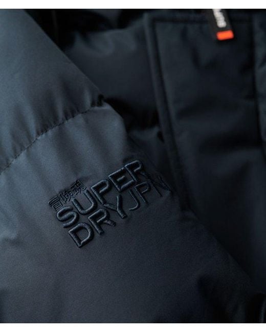 Doudoune à capuche sports Superdry pour homme en coloris Blue