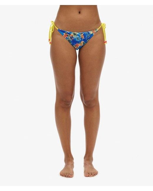 Superdry Blue & Co Tie Side Cheeky Bikini Briefs