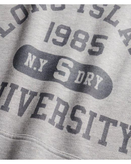 Superdry Gray & Co Athletic Essentials Relaxed Hoodie
