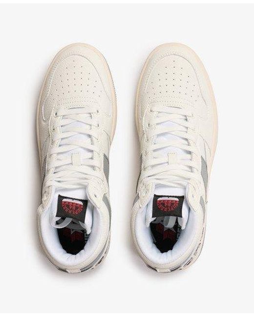 Superdry White Vegan Jump High Top Trainers
