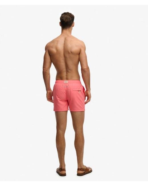 Superdry & Co Embroidered Logo 15- Inch Swim Shorts for men