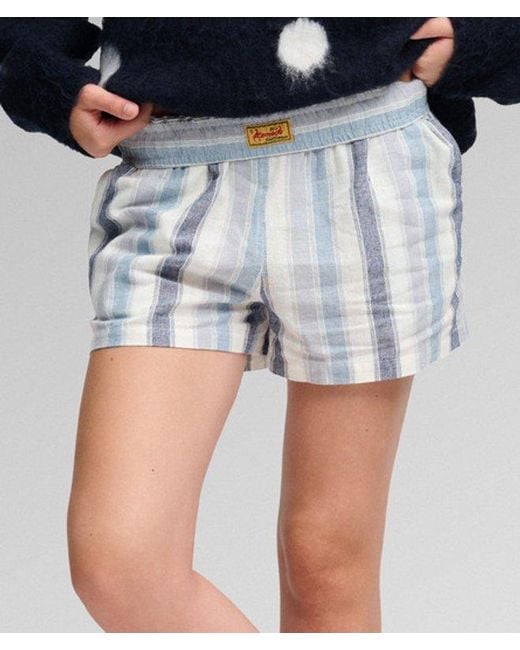 Superdry Blue & Co Komodo Noosa Stripe Shorts