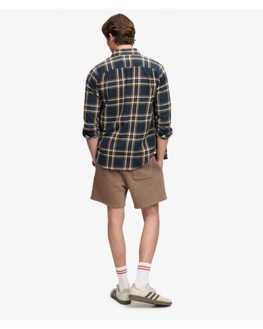 Superdry Brown & Co Micro Logo Shorts for men