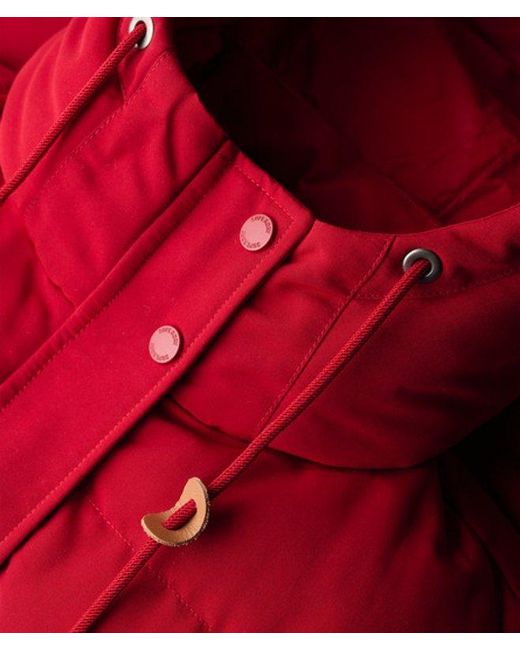 Superdry Red & Co Everest Hooded Puffer Gilet