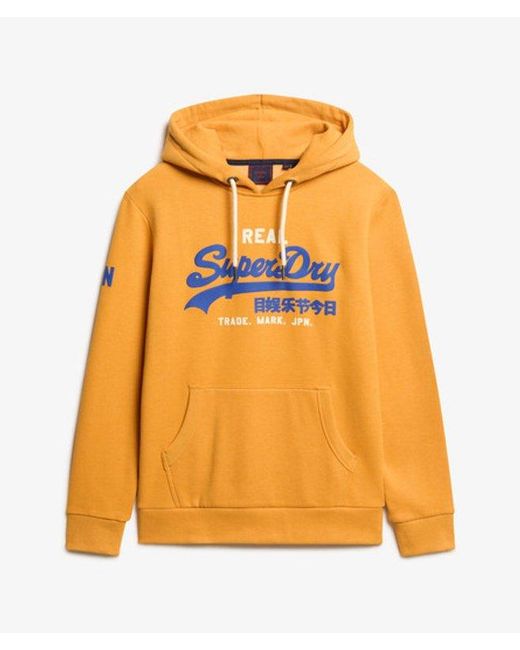 Superdry Orange & Co Vintage Logo Classic Hoodie for men