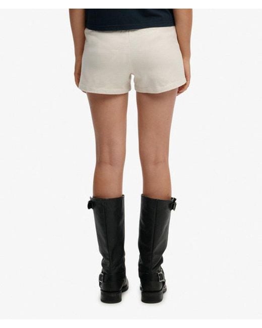 Superdry White & Co Athletic Essentials Jersey Script Shorts