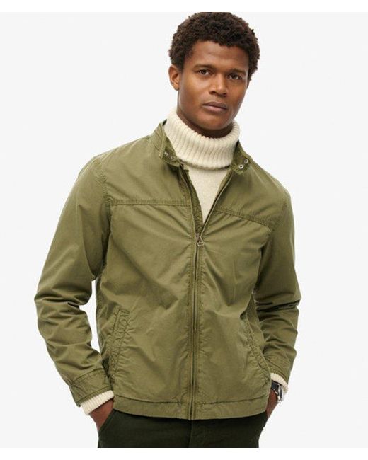 Superdry Green & Co Classic Harrington Jacket for men