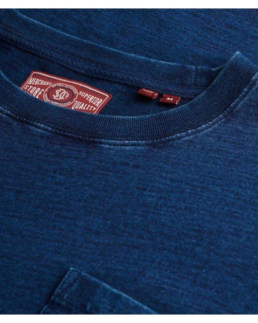 Superdry Blue & Co The Merchant Store- Pocket T-shirt for men