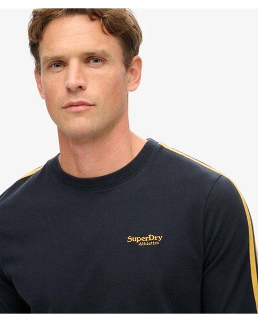 Superdry Blue & Co Essential Logo Retro Long Sleeve Top for men