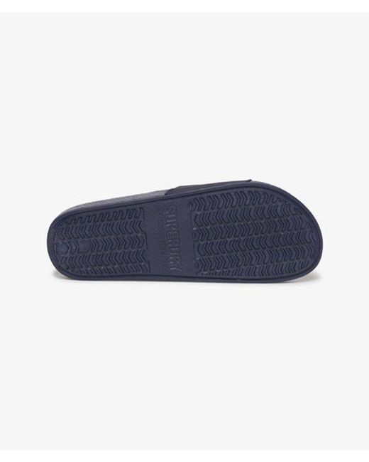 Superdry Blue & Co . Pool Sliders for men