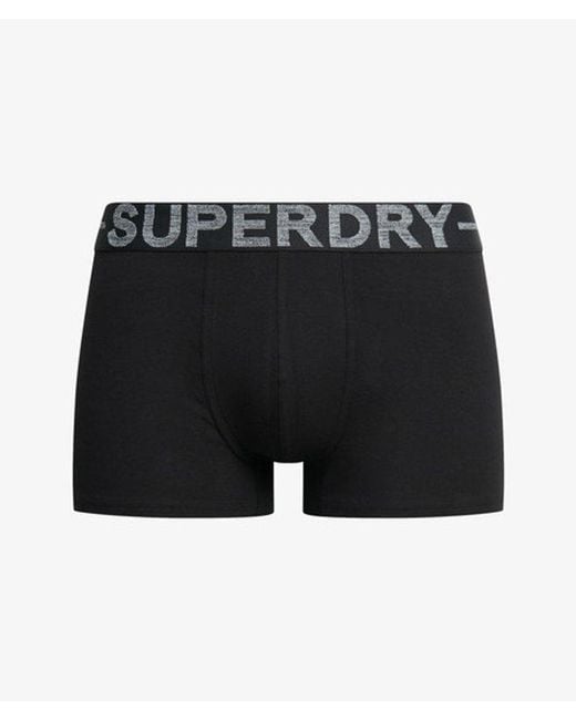 Superdry Triopak Slips in het White voor heren