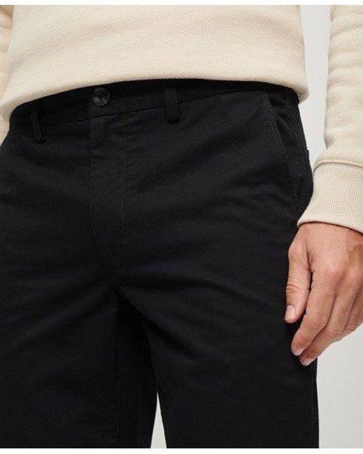 Pantalon chino slim fuselé stretch Superdry pour homme en coloris Natural