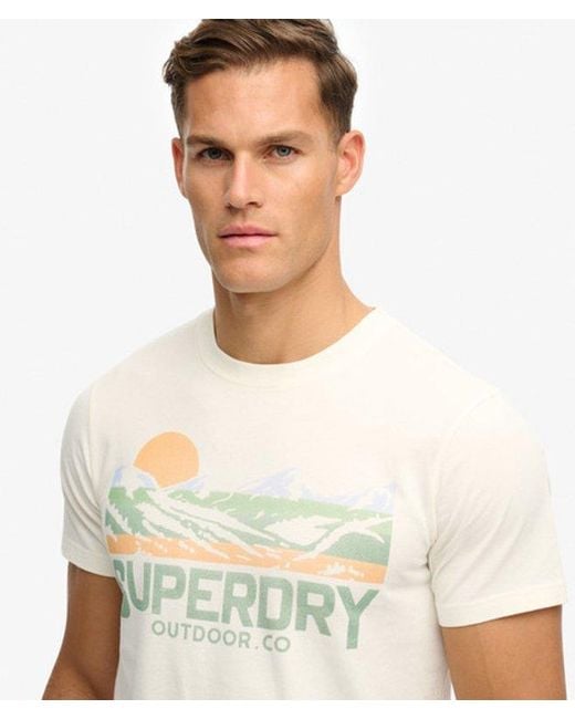 Superdry Natural & Co Outdoors Mountain Relaxed T-shirt for men