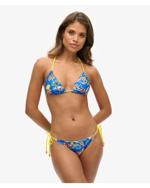 Superdry Blue & Co Tie Side Cheeky Bikini Briefs