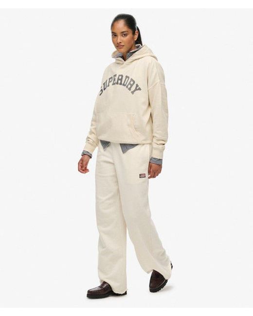 Superdry Natural & Co Athletic Essentials Straight Leg joggers