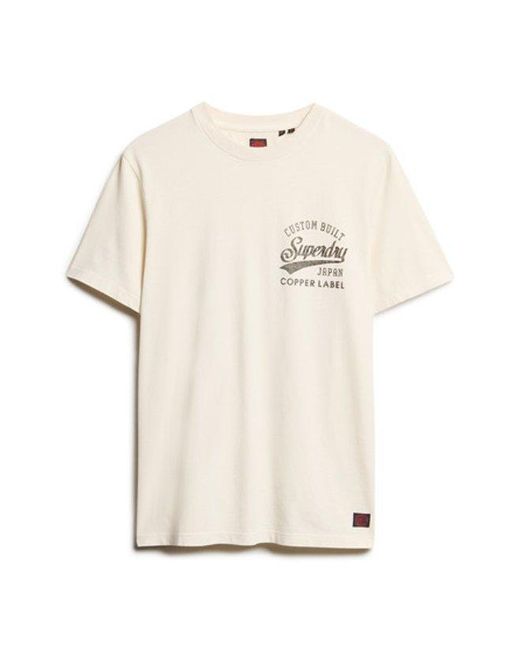 Superdry Natural & Co Copper Label Chest Graphic T-shirt for men