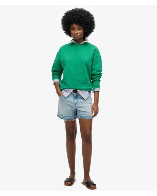 Superdry Green Studios Crew Sweatshirt