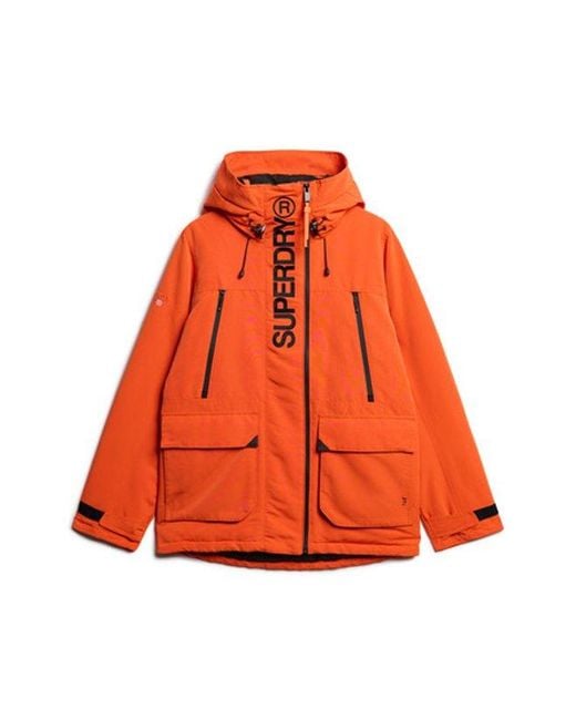 Superdry Orange & Co Hooded Ultimate Embroidered Sd Windbreaker Jacket for men