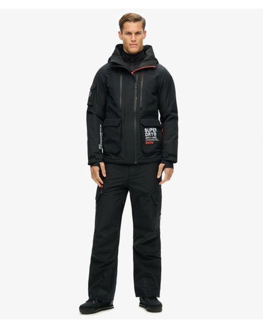 Superdry Black & Co Ski Ultimate Rescue Jacket for men