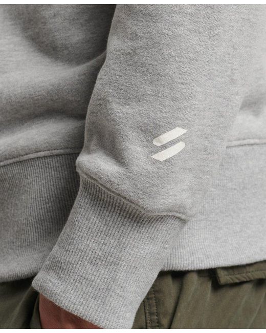 Superdry Gray & Co Code Core Sport Half-zip Sweatshirt for men