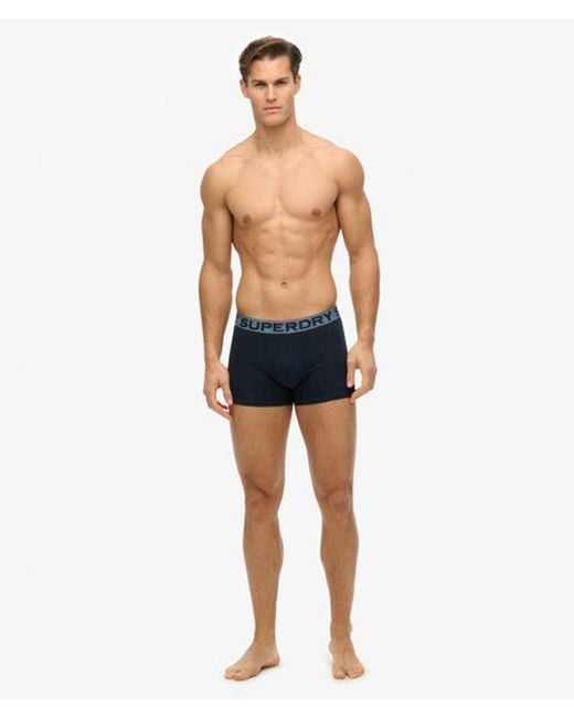 Superdry Blue & Co Boxer Triple Pack for men