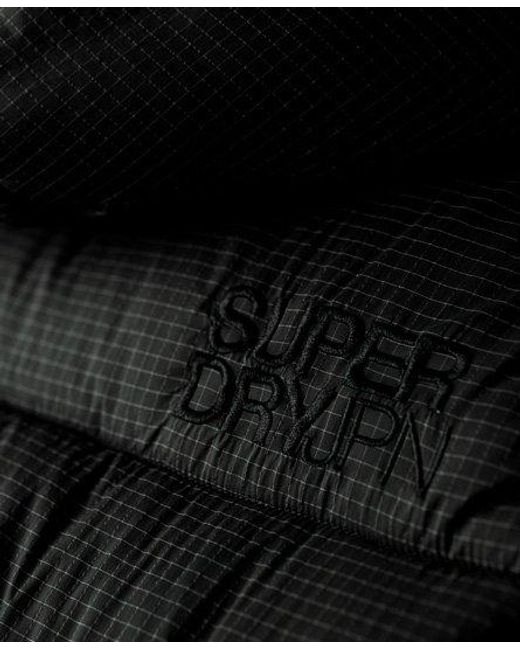Doudoune longue ripstop Superdry en coloris Black