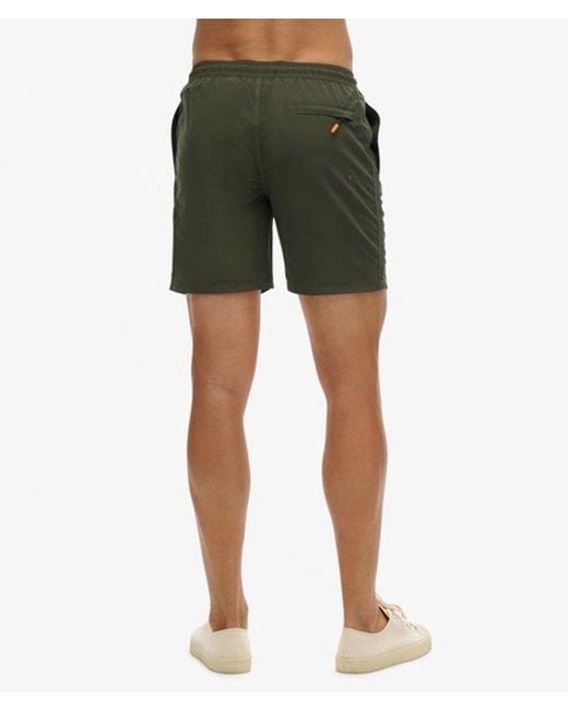 Superdry Green & Co Sport Graphic 17-inch Recycled Swim Shorts for men