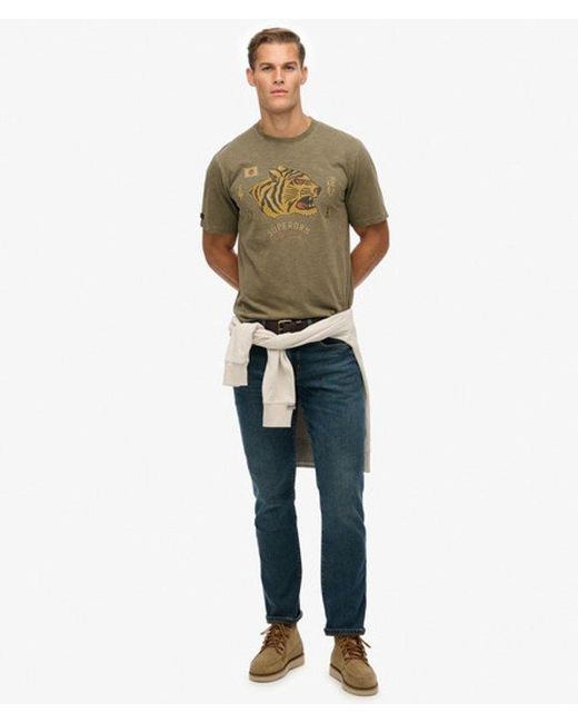 Superdry Green & Co Campaign Souvenir Loose T-shirt for men
