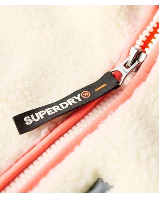 Superdry White & Co Fully Lined Outdoor Half Zip Fleece