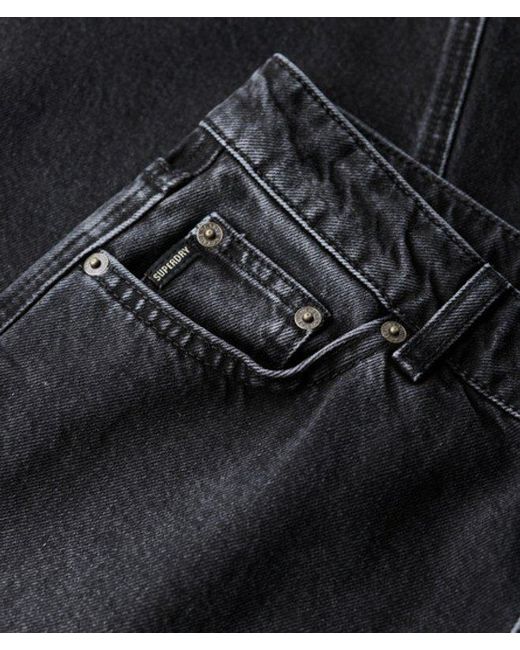 Superdry Black & Co Denim Split Maxi Skirt