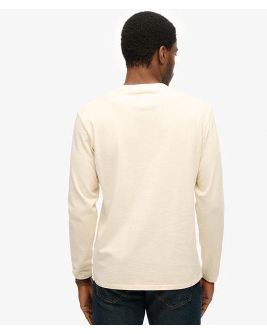 Superdry Natural & Co Athletic Essentials Long Sleeve Top for men