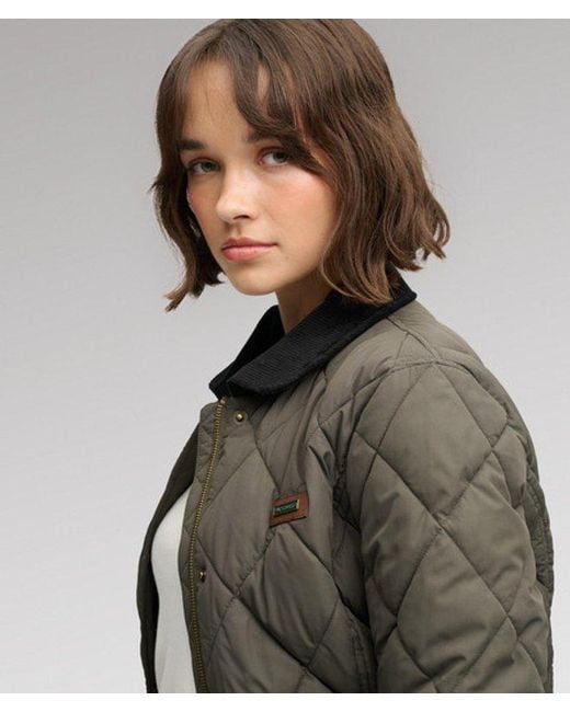 Superdry Gray & Co Cord Trimmed Liner Jacket
