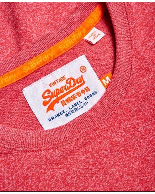 Superdry Pink Label Surf Edition T-Shirt Pop Grit for men