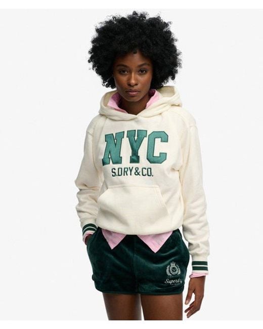 Superdry Black & Co Country Club Varsity Hoodie